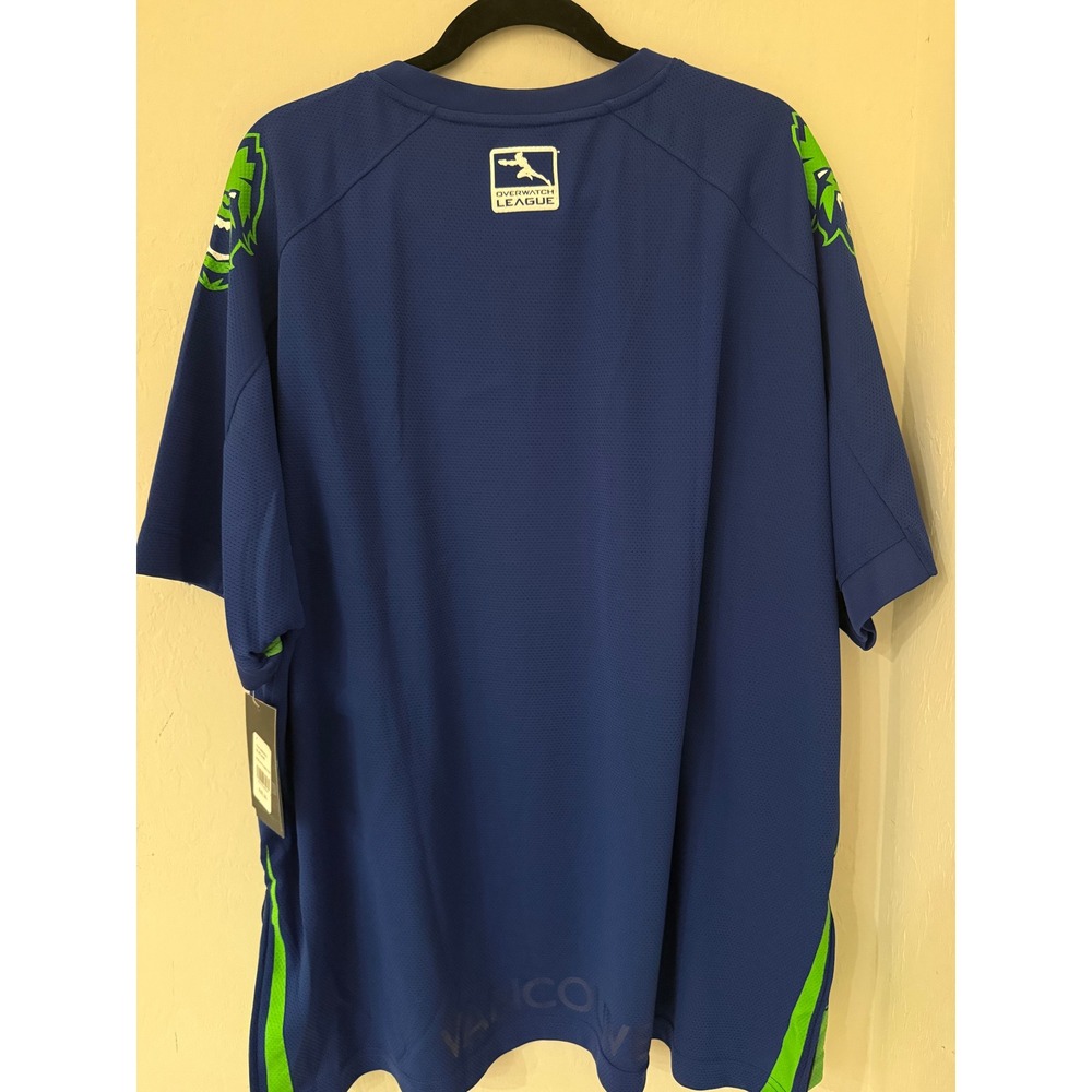 Fanatics Vancouver Titans Overwatch League Staple Home Jersey Blue Green 3XL NWT - Picture 3 of 8
